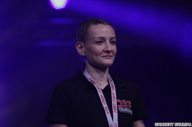 Dorota Godzina - zwyciężczyni 2. gali DSF Kickboxing Challenge