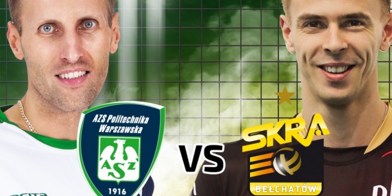 AZS PW - Skra Bełchatów - plakat