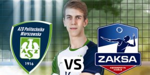 AZS PW - Zaksa - część plakatu