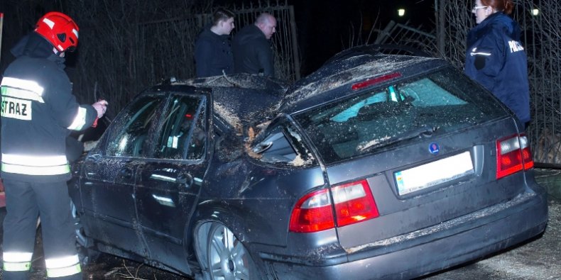 Wichura na ul. Skaryszewskiej