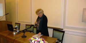 Barbara Siedlicka z UW prowadziła spotkanie