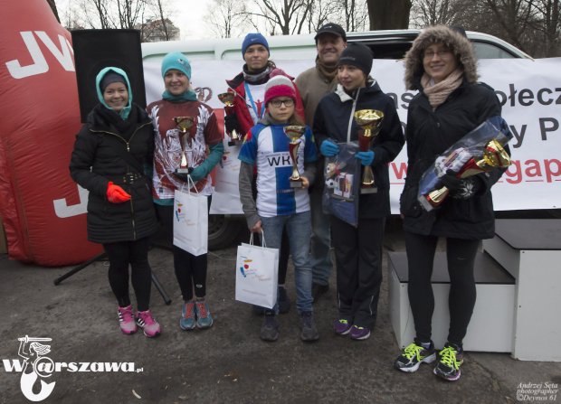 III Bieg Noworoczny zwycięskie panie