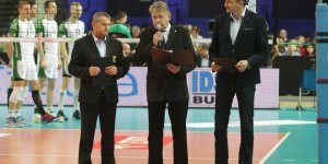 rezydium Polskiego związku piłki siatkowej-od lewej Konrad Piechocki,Andrzej Lemek,Witold Roman