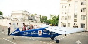 Samolot Wedla. Replika-samolotu RWD podczas Nocy Muzeów 2013
