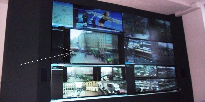 Wyświetlacze Centrum Biura Bezpieczeństwa i Zarządzania Kryzysowego urzędu m.st. Warszawy