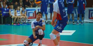 Zaksa podczas nieudanego przyjęcia piłki