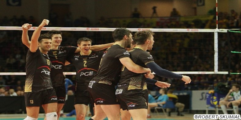 Zwycięski zespół Skra Bełchatów