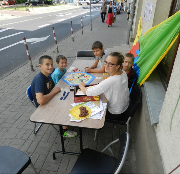 Rozgrywki gier planszowych na ulicy Brzeskiej