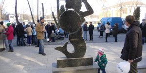 Czarna Syrenka z Woli - widok w kierunku ul. Jana Kazimierza