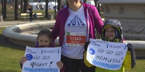 MAMA I NAJWIERNIEJSI KIBICE w X Półmaratonie Warszawskim