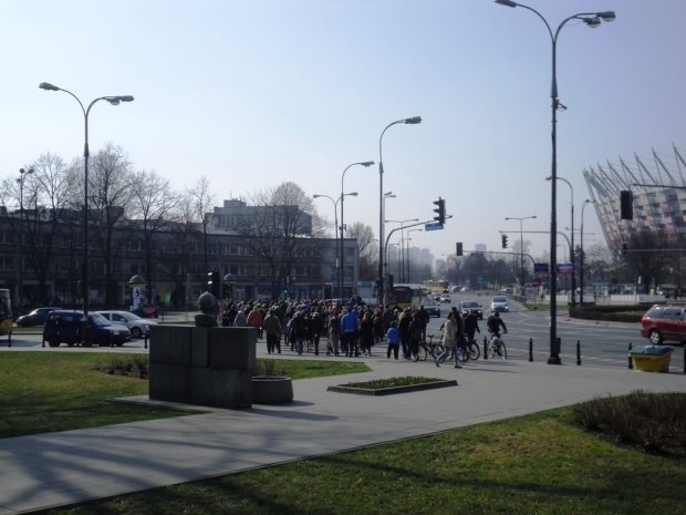 Spacer z Praską Ferajną  - i poszli na ulicę Jakubowską