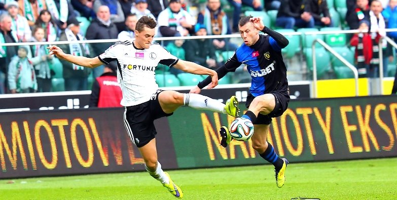 Michał Żyro zdobywca jednej z bramek