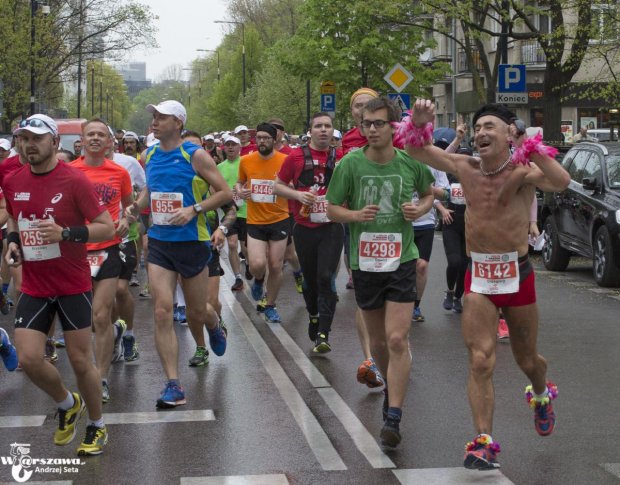 Maraton - Grzegorz w swoim stroju