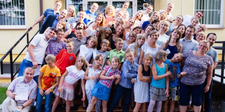 Uczestnicy obozu w 2014 r.
