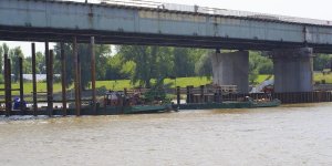 Most Ł w trakcie remontu (7.06.2015)