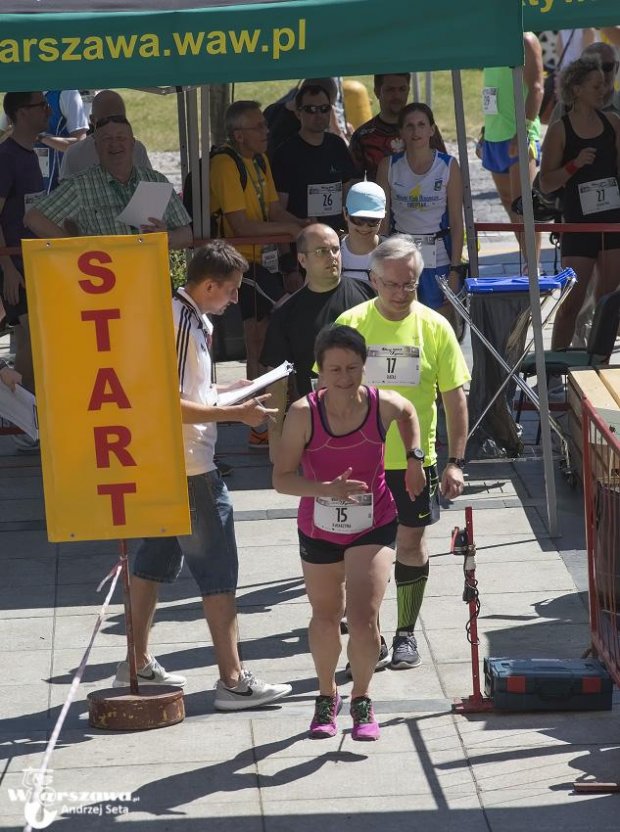 Start pierwszej zawodniczki