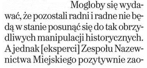 „No pasaran. Zostawcie ulicę Dąbrowszczaków”