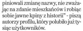 „No pasaran. Zostawcie ulicę Dąbrowszczaków”