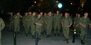 Przed defiladą 15 sierpnia 2015 r w Warszawie