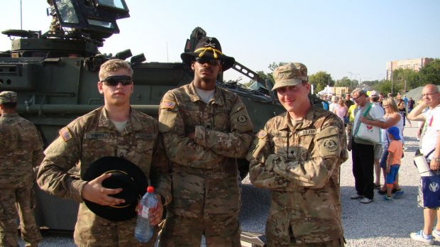 US Army Stars - czyli niezmordowani chłopaki z Wesołej w swych amerykańskich mundurach.