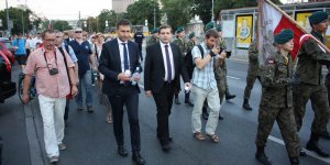 Marsz pamięci - Burmistrz i wiceburmistrz Woli