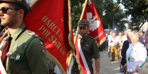 Uroczystości 5 sierpnia na Woli. Poczty Sztandarowe.