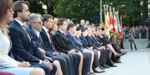 1 sierpnia 2015 r. uroczystości na Cmentarzu Powstańców Warszawy