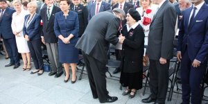 1 sierpnia 2015 r. uroczystości na Cmentarzu Powstańców Warszawy