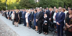 1 sierpnia 2015 r. uroczystości na Cmentarzu Powstańców Warszawy