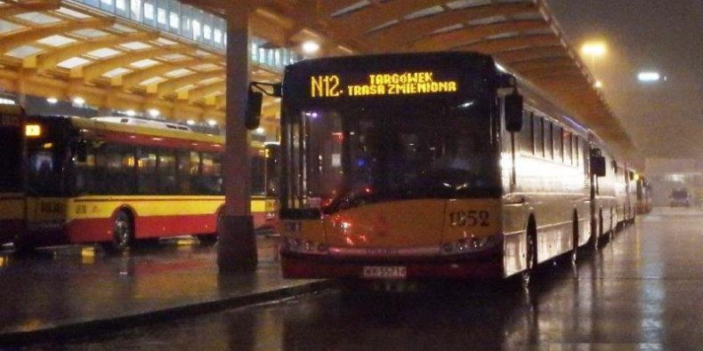 Nocna komunikacja autobusowa w Warszawie