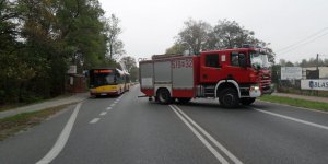 Trakt Brzeski - wypadek dużych pojazdów