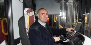 Grzegorz Górski i na swym miejscu pracy