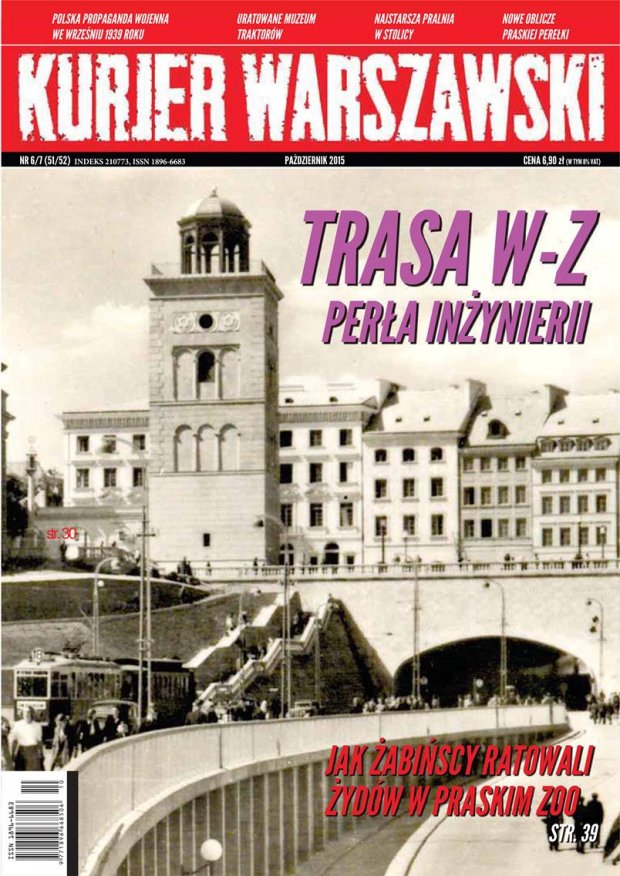 Kurier Warszawski - okładka z nr październikowego 2015 r.