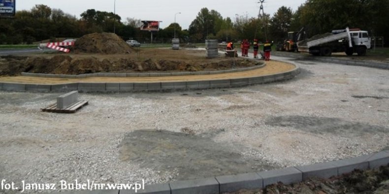 Pętla na Gilarskiej - w budowie