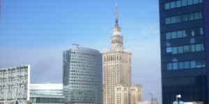 Widok z ona w Śródmieściu