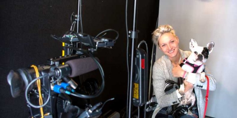 Wnętrze FIlmobusowego studia nagrań Fundacji GoodPlanet
