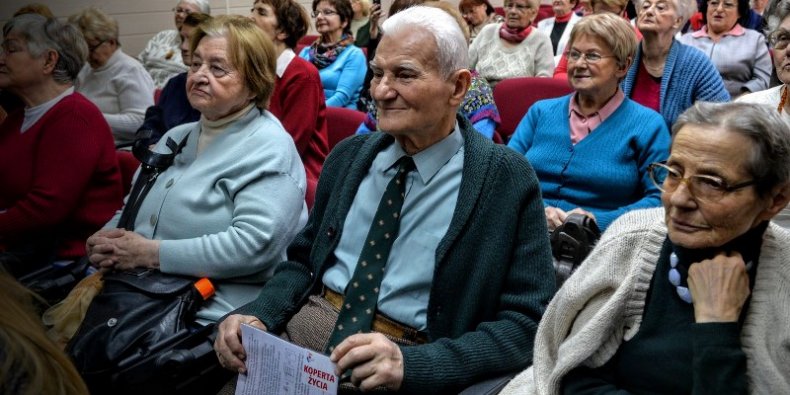 Seniorzy na spotkaniu z prezydent Warszawy