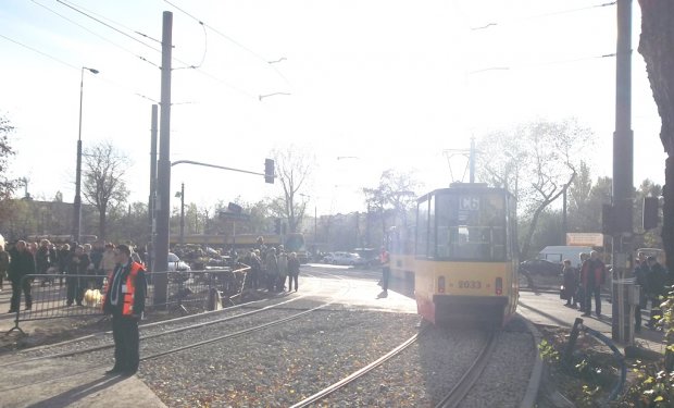 Cmentarka tramwajowa, linia C6 na Bródnie