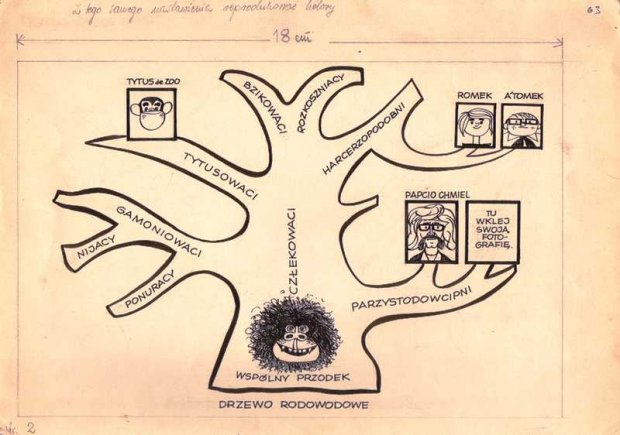 Drzewo rodowodowe Drzewo rodowodowe - Tytus, Romek i A’Tomek. Księga I, 1965