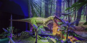 Dinozaury na żywo - wystawa na błoniach Stadionu Narodowego