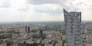 Widok z PKiN na południe