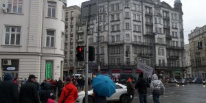 Manifestacja Obywatele dla demokracji - plac Unii w Warszawie 12 XII 2015