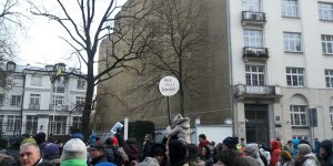 Manifestacja Obywatele dla demokracji - Aleja Szucha