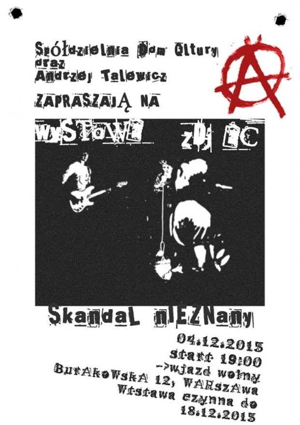 Skandal nieznany - plakat wystawy