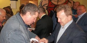 Wigilia u zapaśników UKS Zdrowy Targówek - mistrzowie świata w zapasach: Andrzej Malina i Andrzej Supron