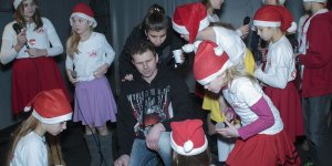 Czarodzieje z Kaszub - przygotowania do koncertu w podziemiach kościoła pokamedulskiego na warszawskich Bielanach