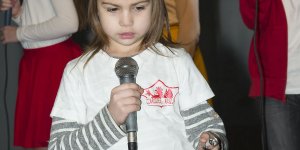 Czarodziej z Kaszub w trakcie koncertu