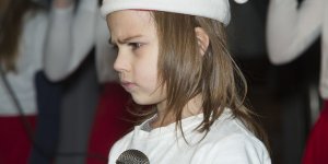 Czarodziej z Kaszub w trakcie koncertu