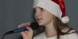 Czarodziejka z Kaszub w trakcie koncertu