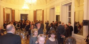 Goście Muzeum UW - na pierwszym planie Tadeusz Deszkiewicz